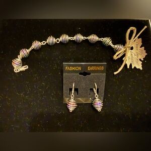 Handmade Caged Jewelry Set